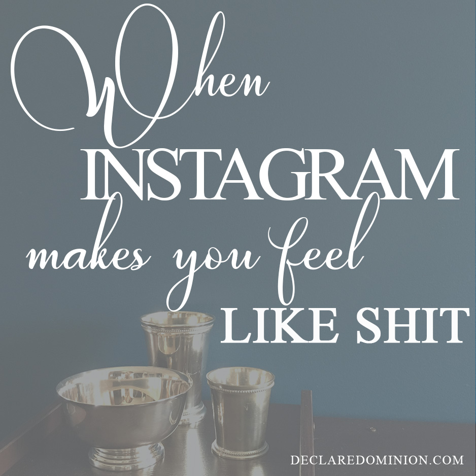 Ever have an attack of compare and despair? Me too!