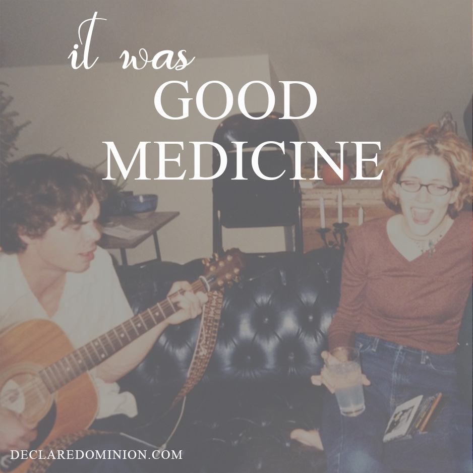 After a lifetime of being OH SO GOOD, a little scandalous hedonism was good medicine for my soul.