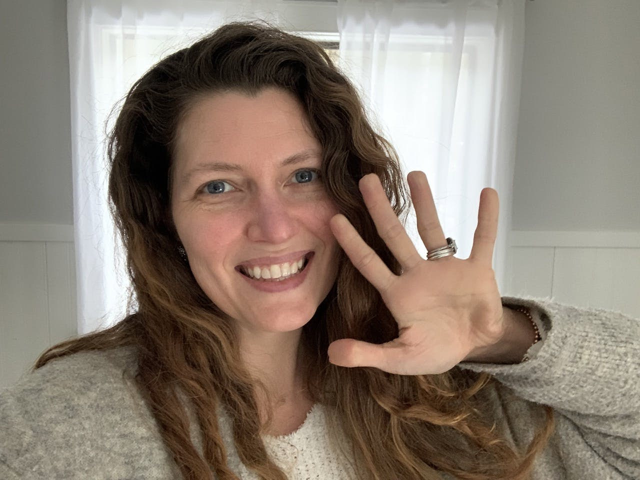 Katherine's Hands Up